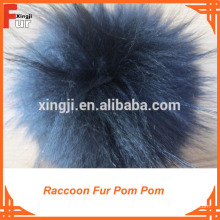 pelaje real, para gorro Fur Pom Poms